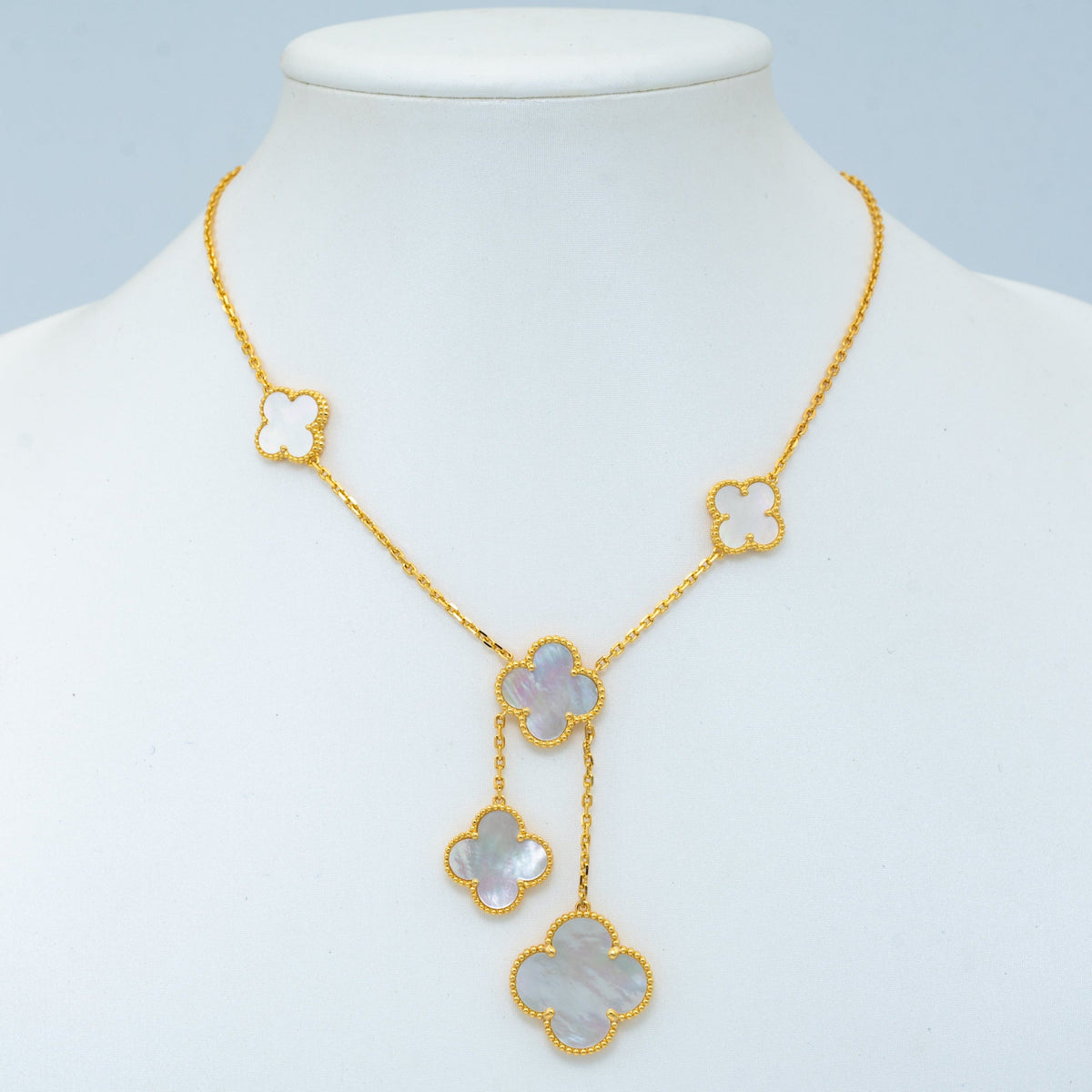 [Avelora Jewelry ]CLOVER MOTHER OF PEARL NECKLACE 6 MOTIF