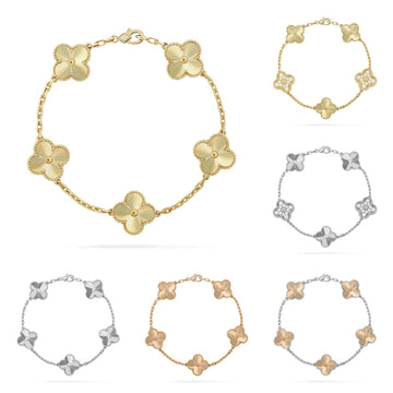 [Avelora Jewelry ] CLOVER 5 MOTIF LASER BRACELET COLLECTION