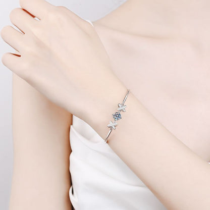 [Avelora]ELEGANT BOW-KNOT MOISSANITE BRACELET