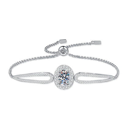 [Avelora]"PIGEON'S EGG" TEARDROP MOISSANITE BRACELET