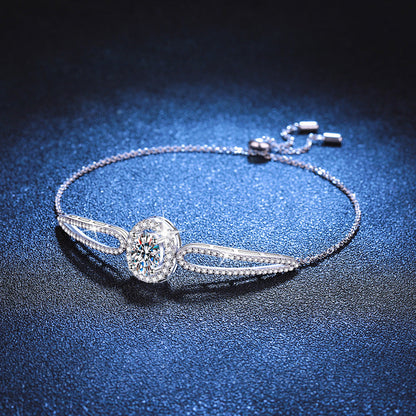 [Avelora]"PIGEON'S EGG" TEARDROP MOISSANITE BRACELET