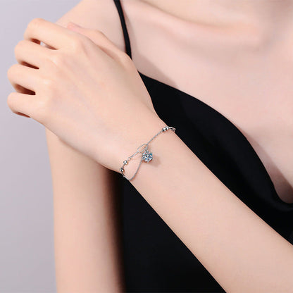 [Avelora]CLASSIC SOLITAIRE MOISSANITE BRACELET