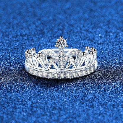 [Avelora]DREAMY CROWN MOISSANITE RING - 1.2CT ELEGANT PRINCESS STYLE