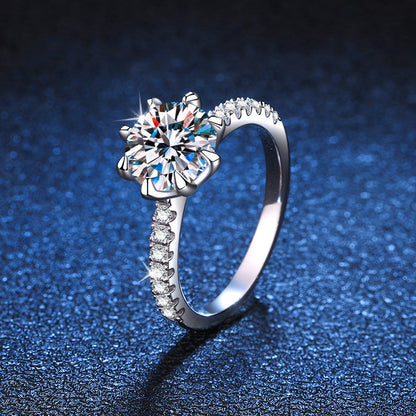 [Avelora]BOLD TIGER CLAW MOISSANITE ENGAGEMENT RING