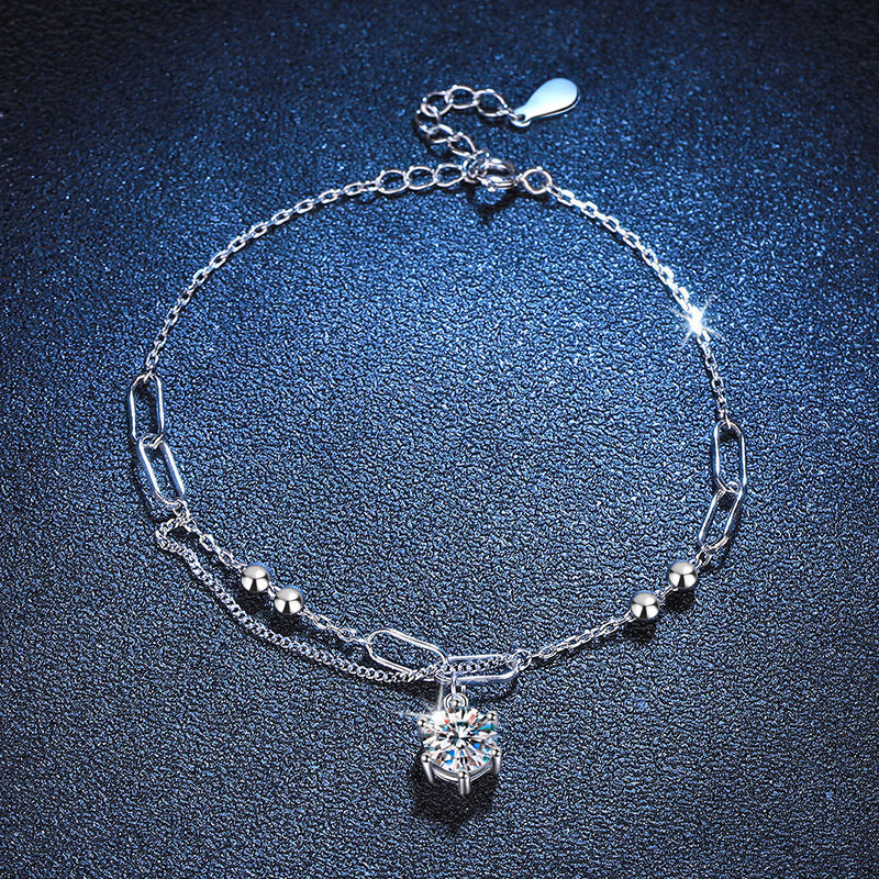 [Avelora]CLASSIC SOLITAIRE MOISSANITE BRACELET