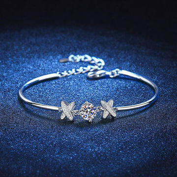 [Avelora]ELEGANT BOW-KNOT MOISSANITE BRACELET