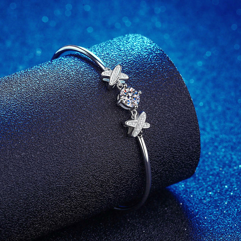 [Avelora]ELEGANT BOW-KNOT MOISSANITE BRACELET