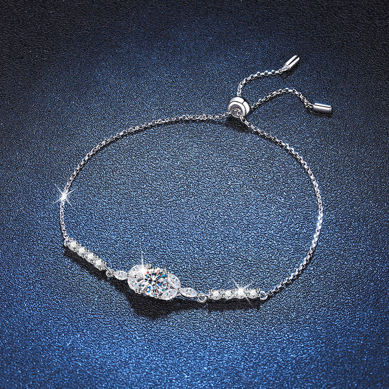 [Avelora]BLOOMING STAR-FLOWER MOISSANITE BRACELET
