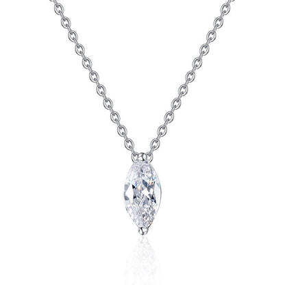 [Avelora]SOPHISTICATED MARQUISE-CUT MOISSANITE PENDANT NECKLACE