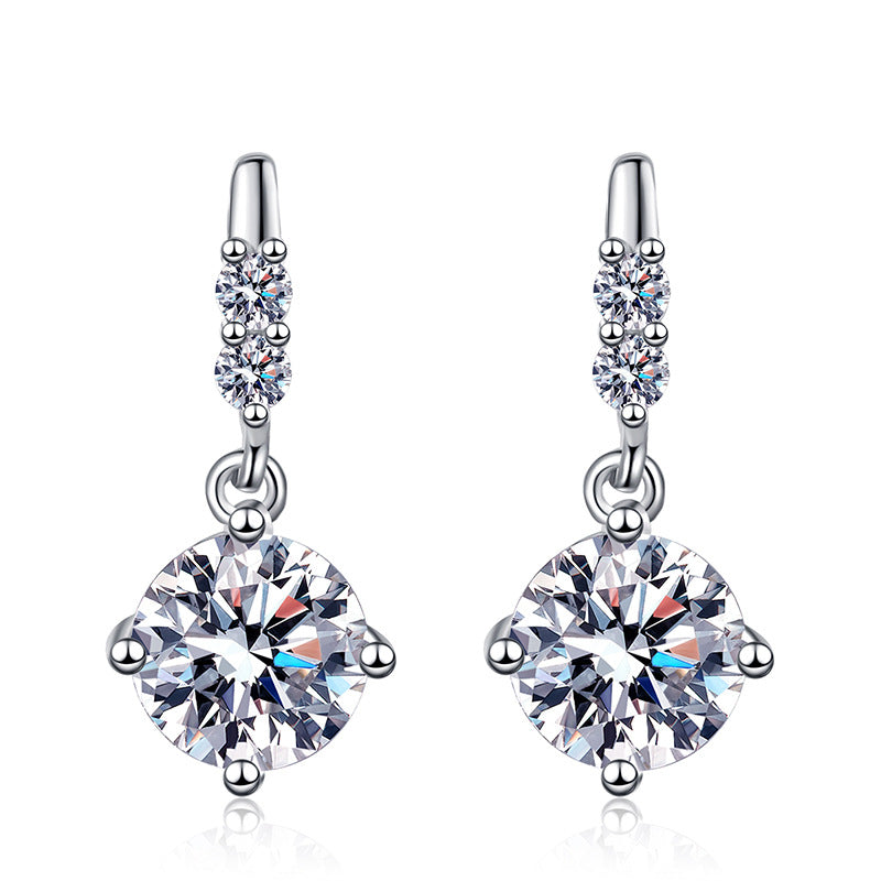 [Avelora]DYNAMIC TASSEL MOISSANITE DROP EARRINGS