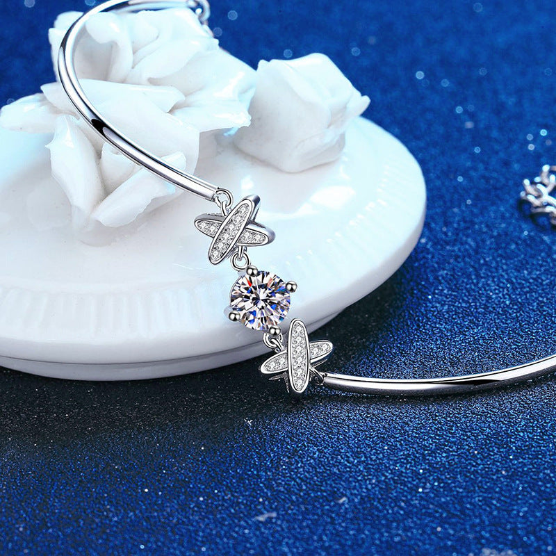 [Avelora]ELEGANT BOW-KNOT MOISSANITE BRACELET
