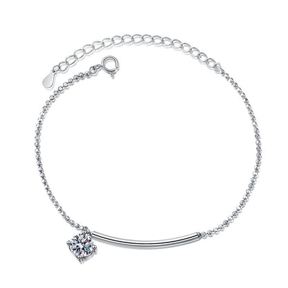 [Avelora]ELEGANT HALF-MOON CURVE MOISSANITE BRACELET