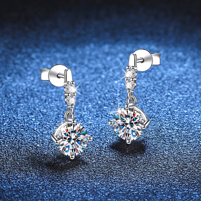 [Avelora]DYNAMIC TASSEL MOISSANITE DROP EARRINGS