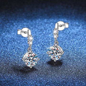 [Avelora]DYNAMIC TASSEL MOISSANITE DROP EARRINGS