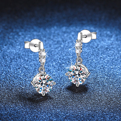 [Avelora]DYNAMIC TASSEL MOISSANITE DROP EARRINGS