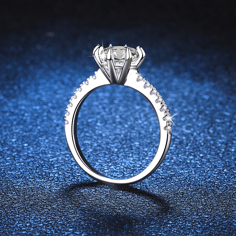 [Avelora]BOLD TIGER CLAW MOISSANITE ENGAGEMENT RING