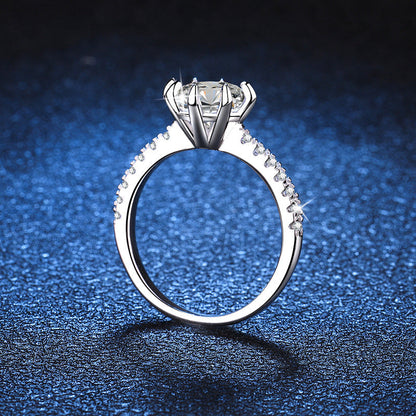 [Avelora]BOLD TIGER CLAW MOISSANITE ENGAGEMENT RING