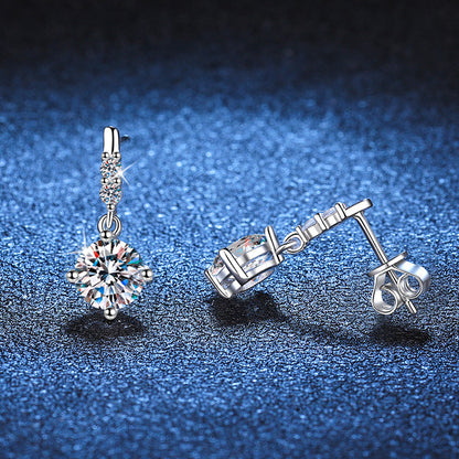[Avelora]DYNAMIC TASSEL MOISSANITE DROP EARRINGS
