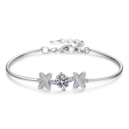 [Avelora]ELEGANT BOW-KNOT MOISSANITE BRACELET