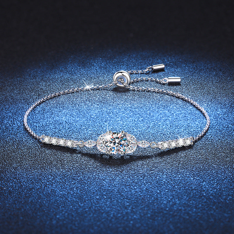[Avelora]BLOOMING STAR-FLOWER MOISSANITE BRACELET