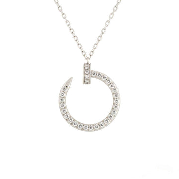 [Avelora Jewelry ]JUSTE NECKLACE SILVER DIAMONDS