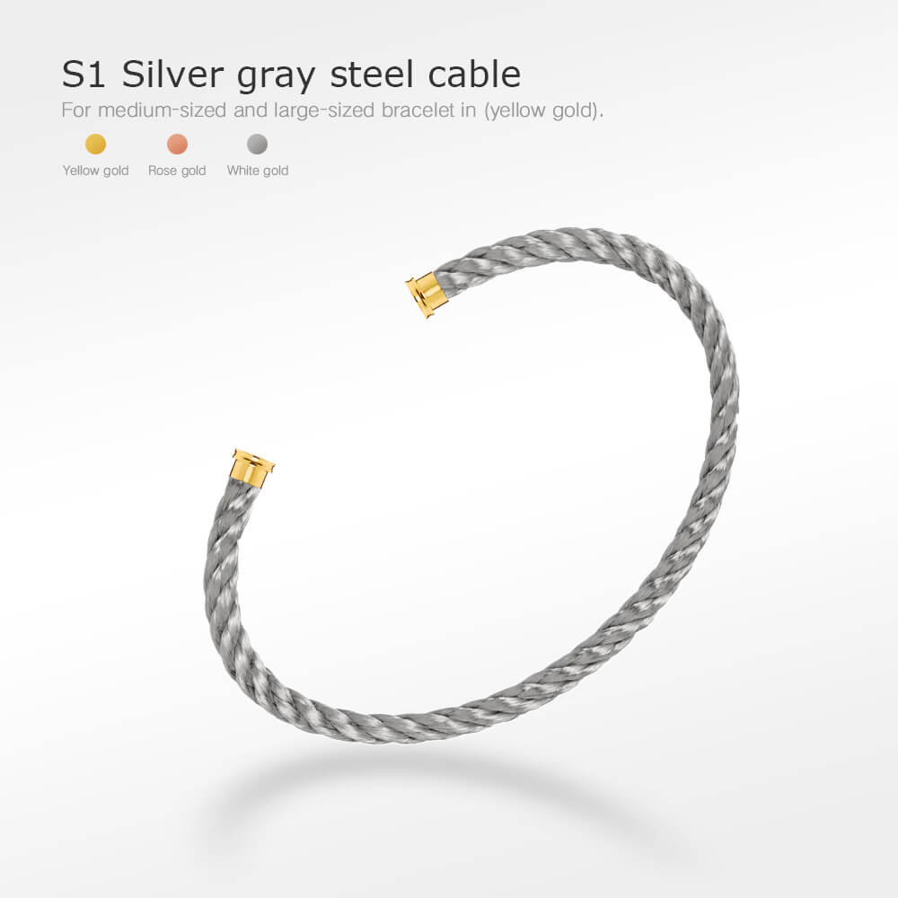 [Avelora Jewelry ]FORCE SERIES BRACELET CABLES 50 CHOICES (DIY SELECTION)