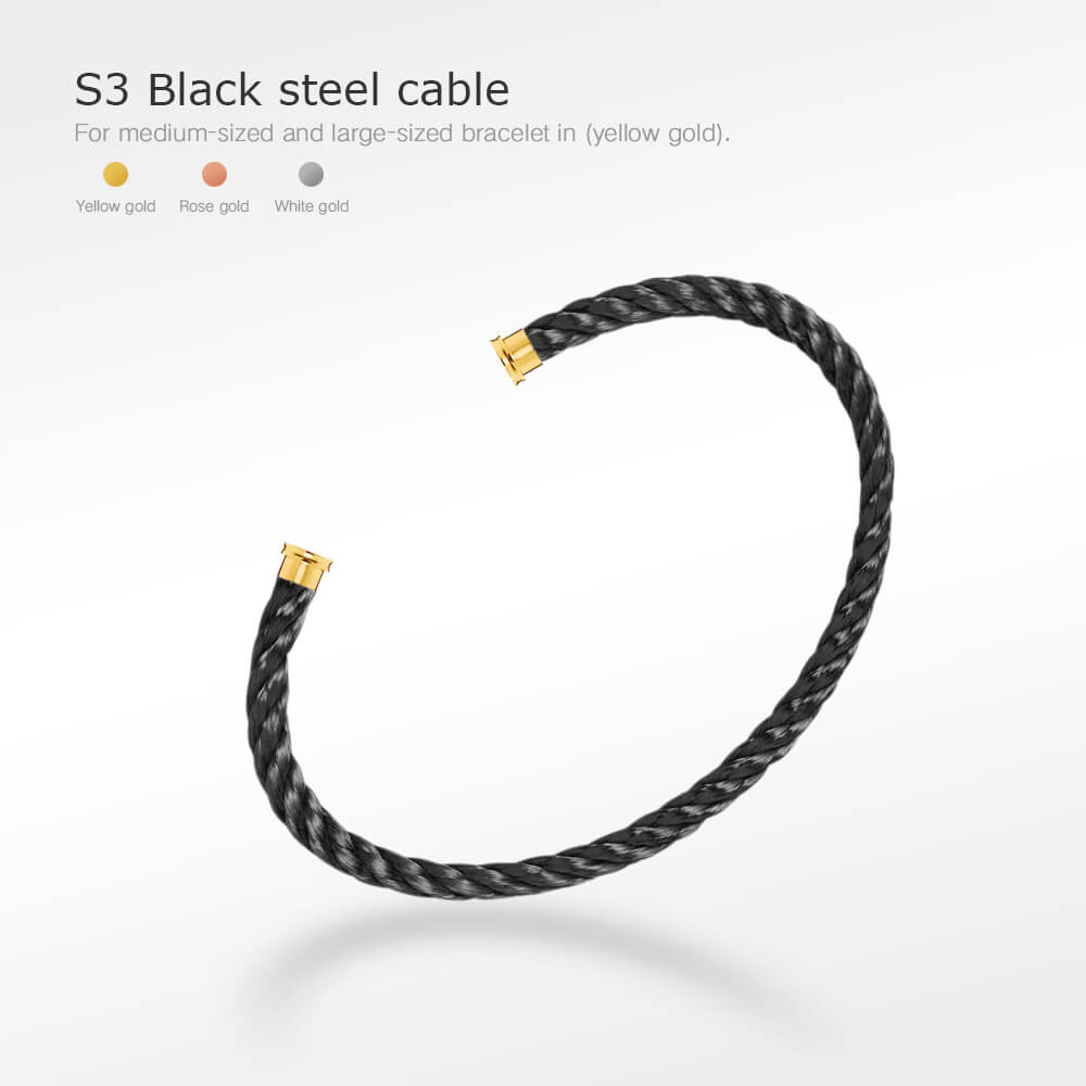[Avelora Jewelry ]FORCE SERIES BRACELET CABLES 50 CHOICES (DIY SELECTION)