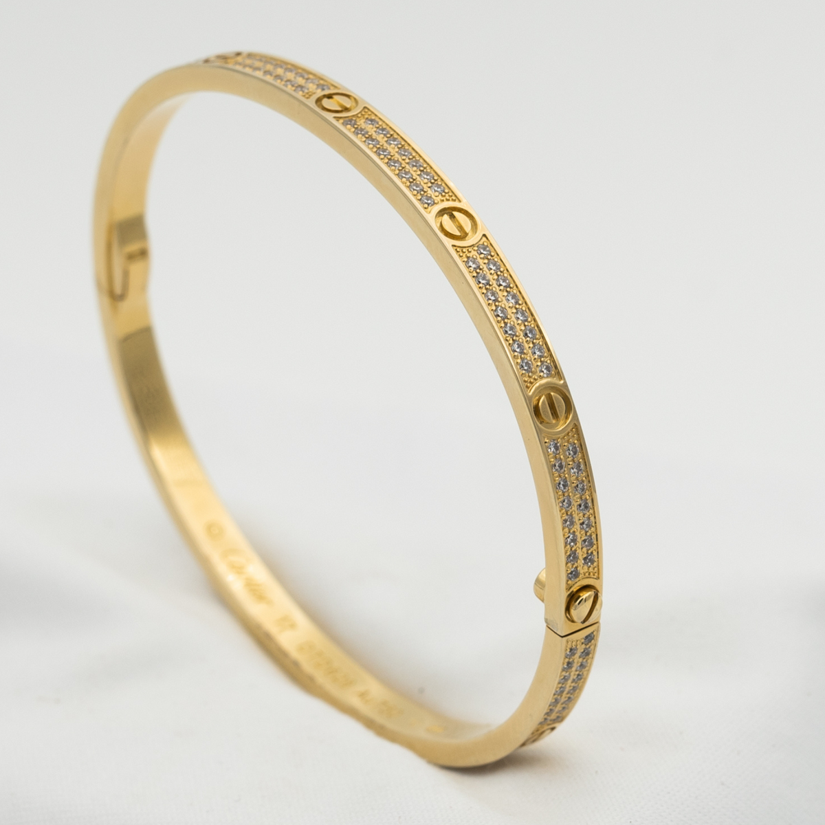 [Avelora Jewelry ]LOVE BRACELET 3.65MM DIAMOND-PAVED