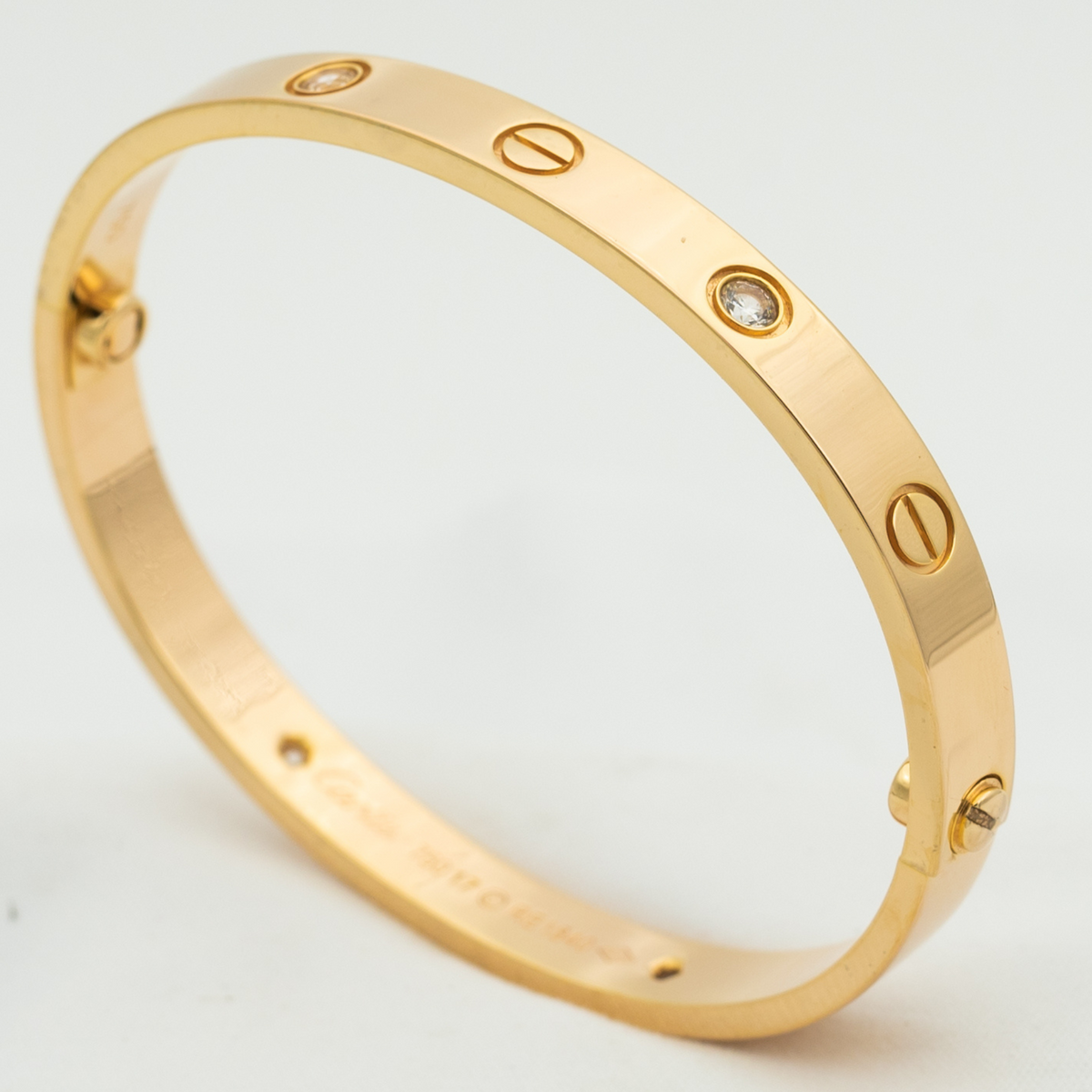 [Avelora Jewelry ]LOVE BRACELET 6.1MM 4 DIAMONDS