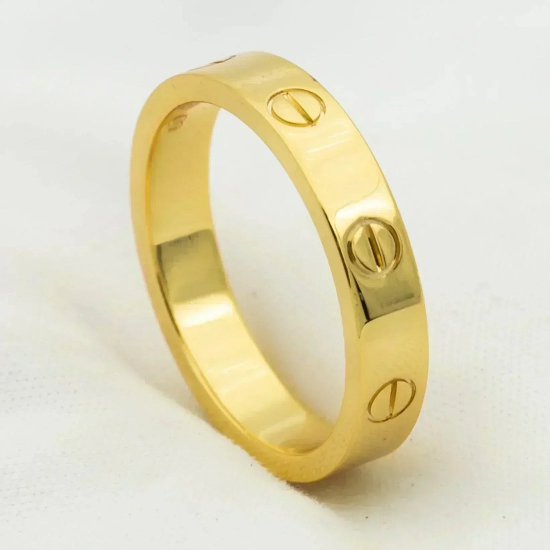 [Avelora Jewelry ]LOVE RING 4MM 1 DIAMOND GOLD