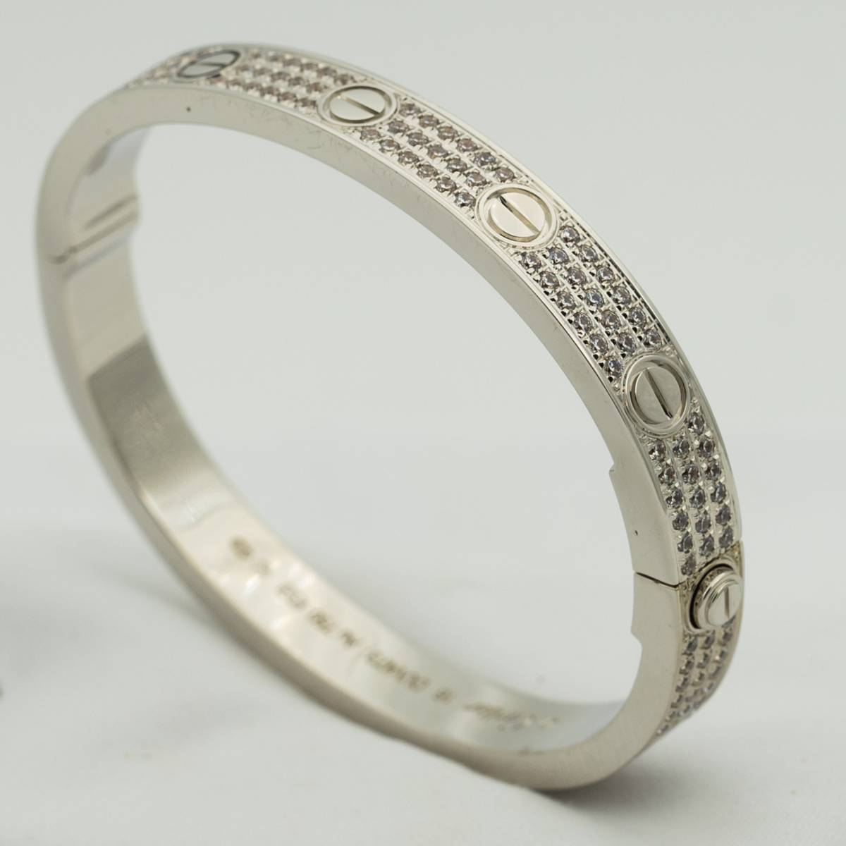 [Avelora Jewelry ]LOVE BRACELET 6.1MM DIAMOND-PAVED