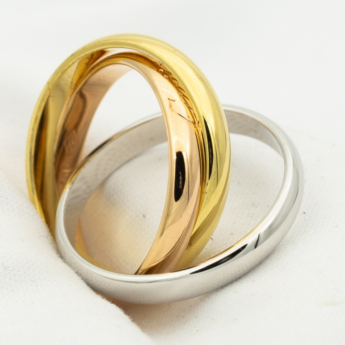 [Avelora Jewelry ]TRINITY RING GOLD PINK GOLD SILVER