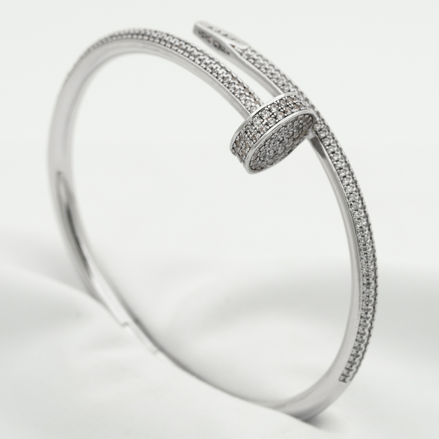 [Avelora]JUSTE UN CLOU 3.5MM FULL PAVÉ NAIL BANGLE
