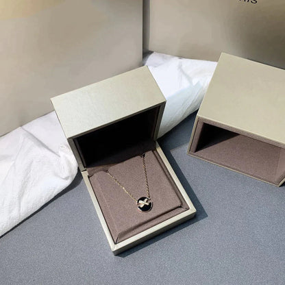 [Avelora]JEUX DE ROSE GOLD DIAMOND NECKLACE
