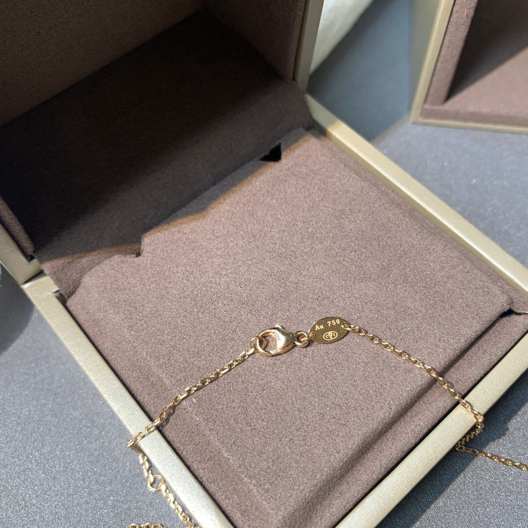 [Avelora Jewelry ]JEUX DE PINK GOLD DIAMOND NECKLACE