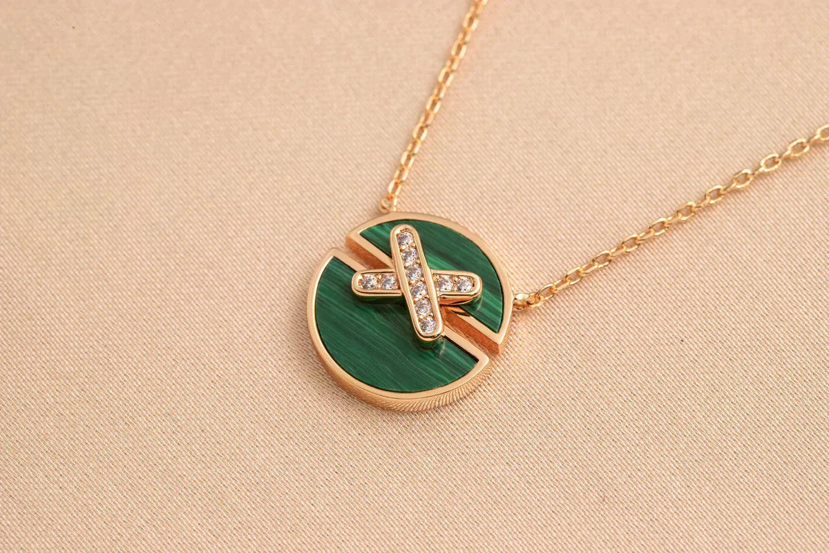 [Avelora Jewelry ]JEUX DE ROSE GOLD DIAMOND NECKLACE