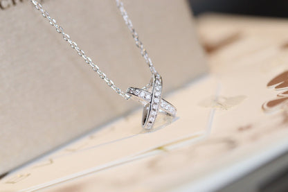 [Avelora]JEUX DE DIAMOND NECKLACE