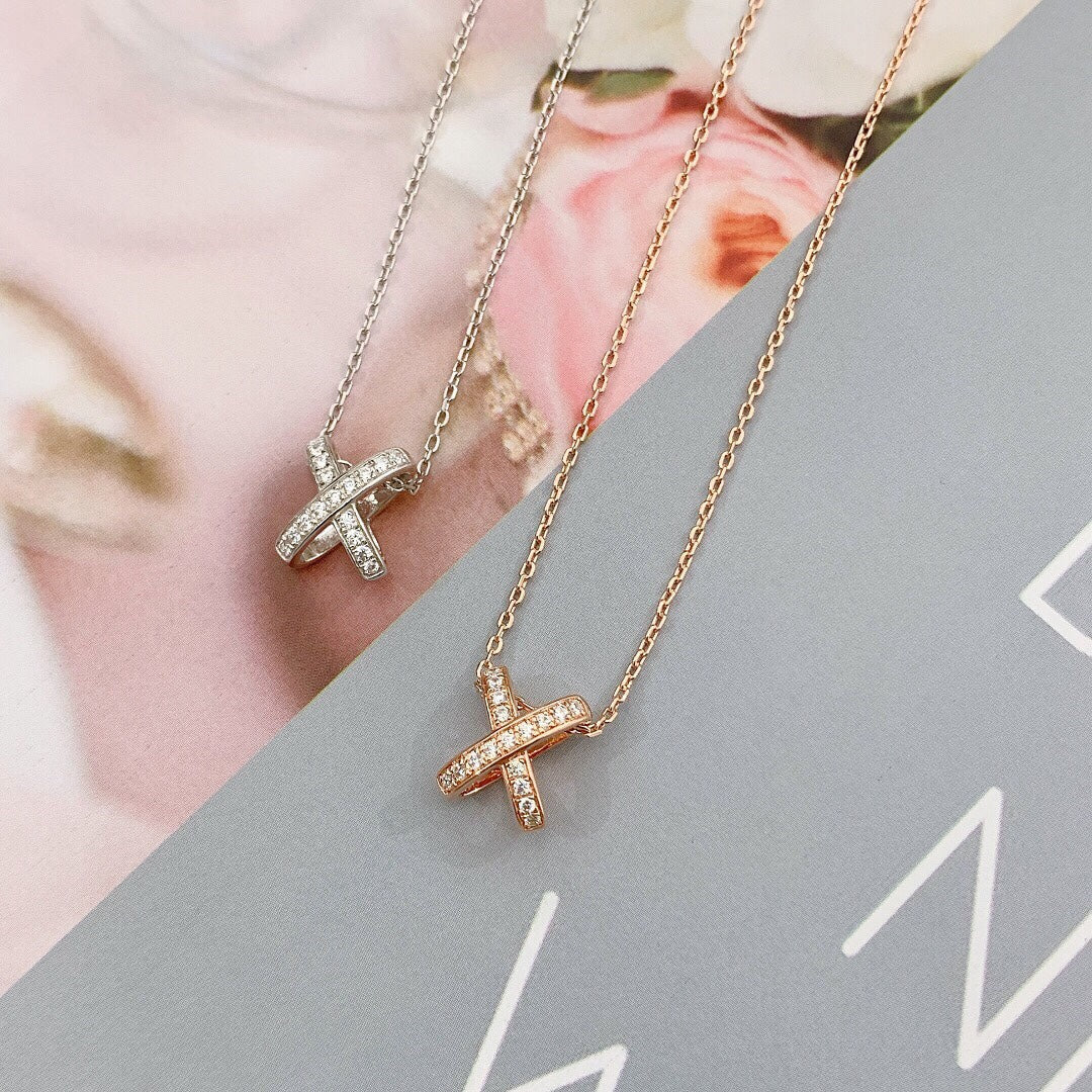 [Avelora Jewelry ]JEUX DE DIAMOND NECKLACE