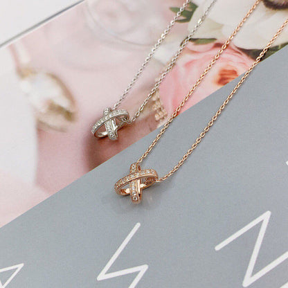 [Avelora]JEUX DE DIAMOND NECKLACE