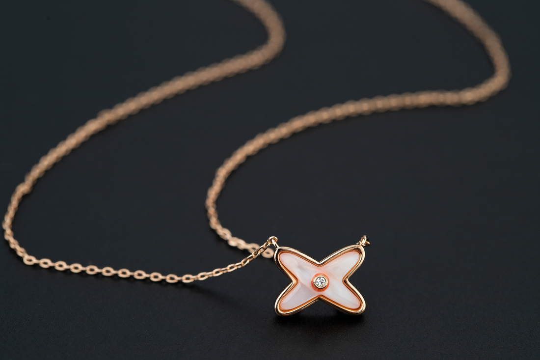 [Avelora Jewelry ]JEUX DE NECKLACE 1 DIAMOND