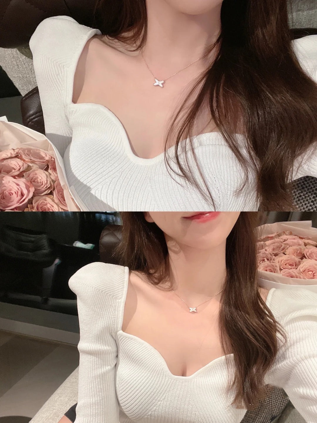 [Avelora Jewelry ]JEUX DE NECKLACE 1 DIAMOND