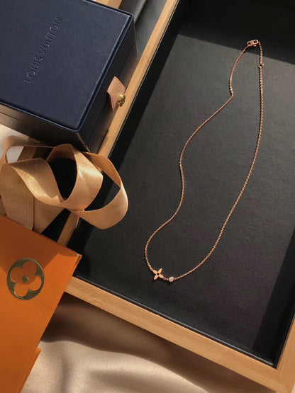 [Avelora]BLOSSOM PENDANT ROSE GOLD AND DIAMOND