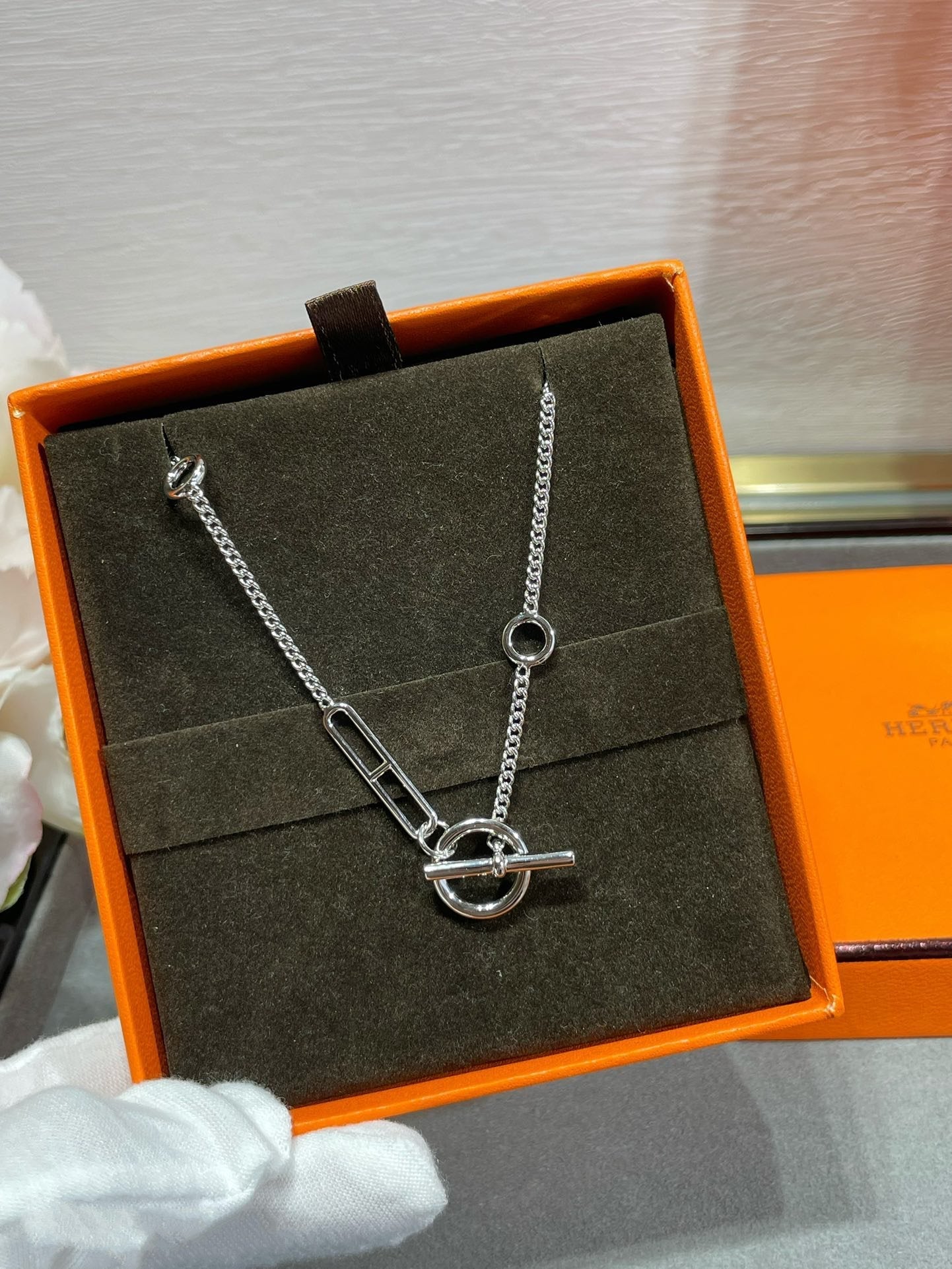 [Avelora]HM STERLING CHAINE D'ANCRE HEART