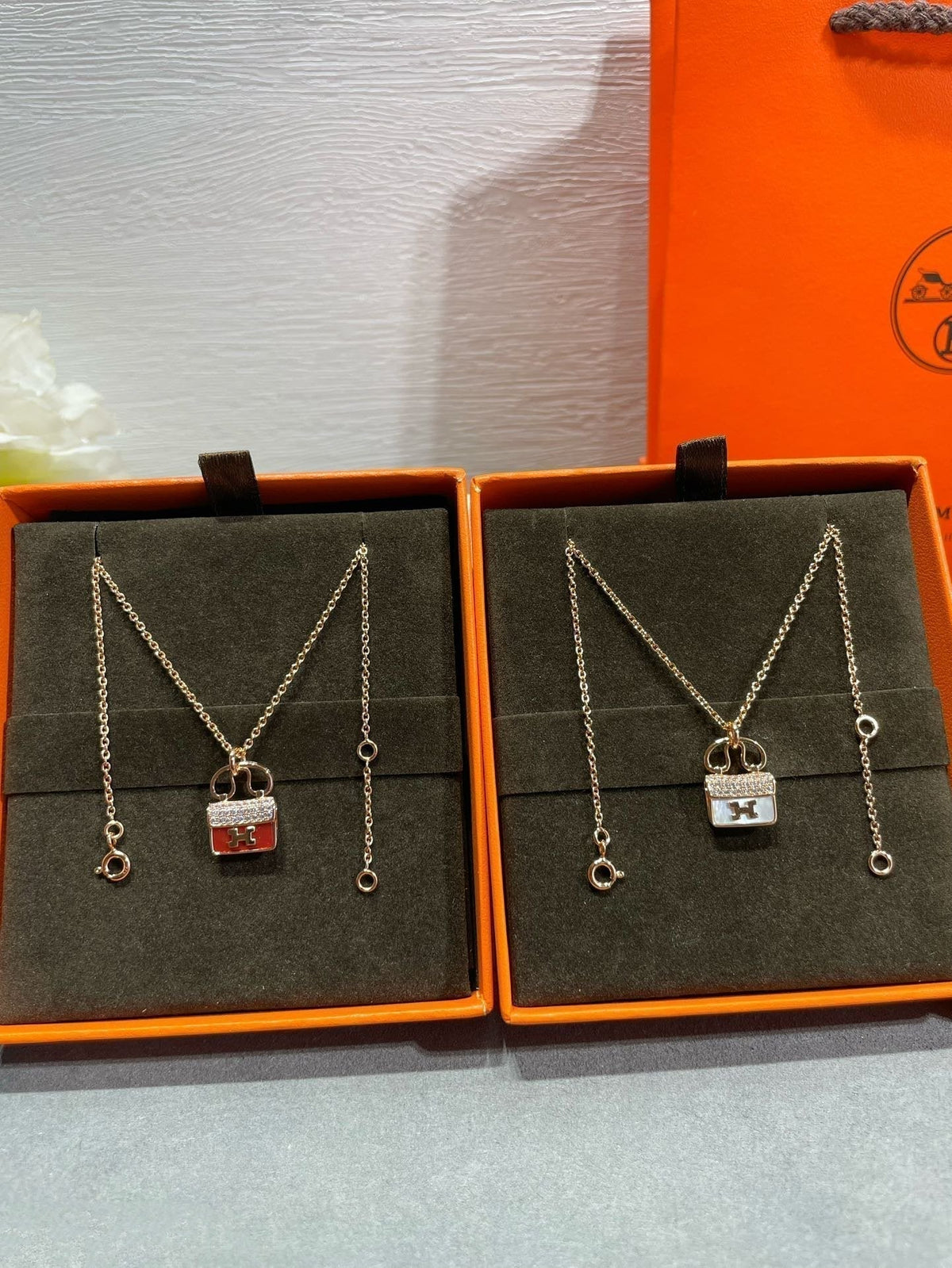 [Avelora Jewelry ]H CIRCE MOISSANITE PENDANT NECKLACE GOLD