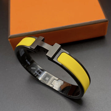 [Avelora Jewelry ]CLIC HM SO BLACK YELLOW BRACELET