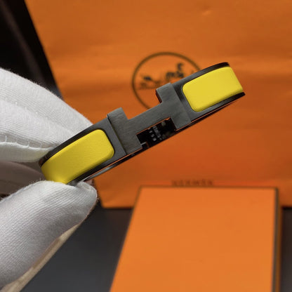 [Avelora]CLIC HM SO BLACK YELLOW BRACELET