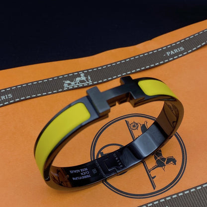 [Avelora]CLIC HM SO BLACK YELLOW BRACELET