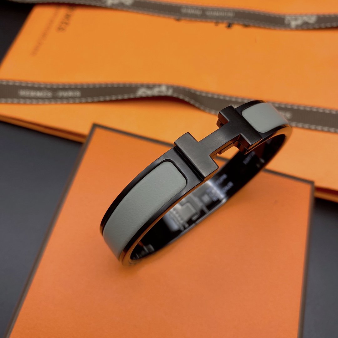 [Avelora Jewelry ]CLIC HM SO BLACK GREY BRACELET