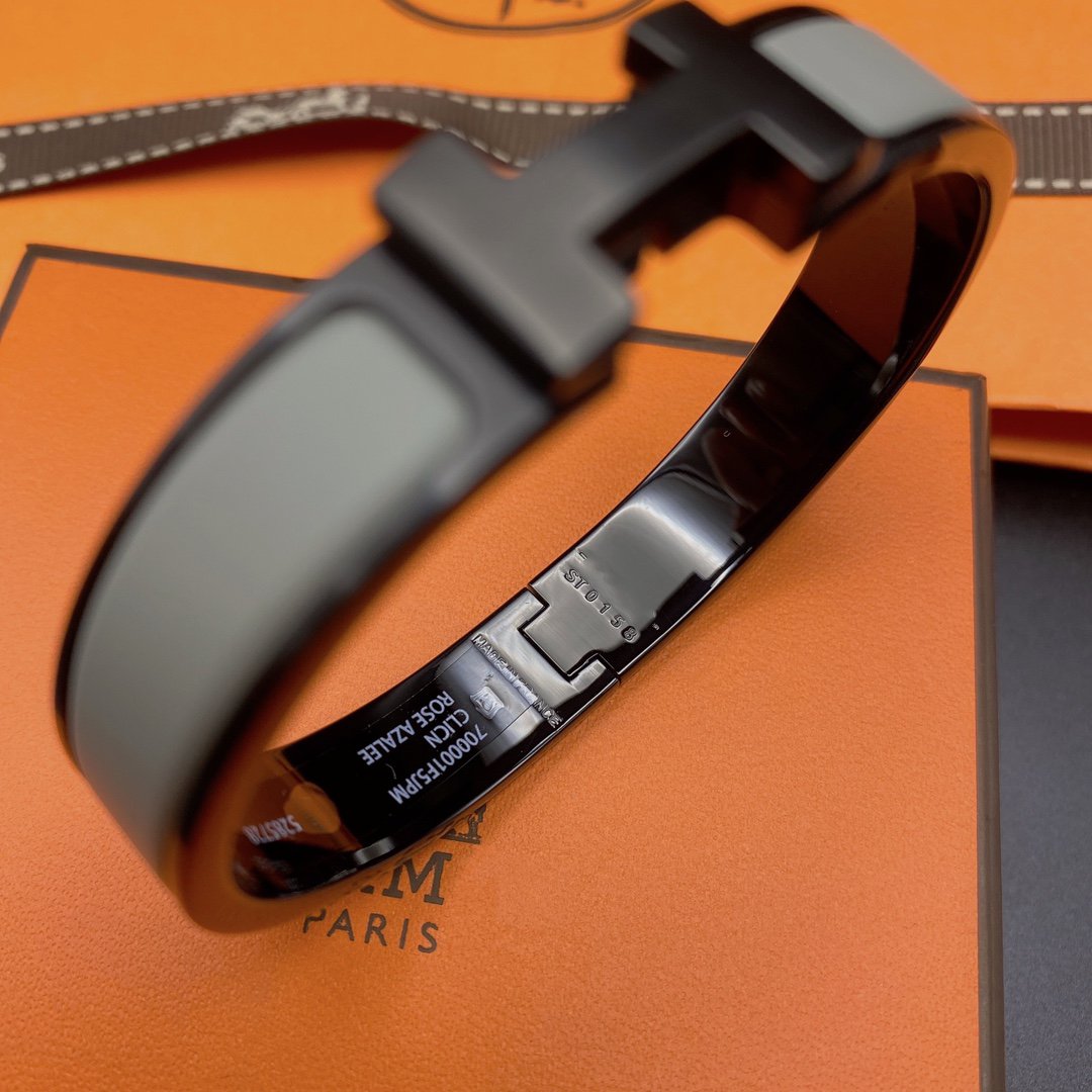 [Avelora]CLIC HM SO BLACK GREY BRACELET
