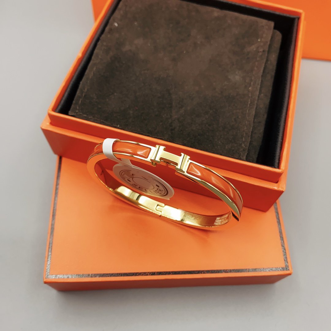 [Avelora]CLASSIC HM CLIC RED 8MM ENAMEL BRACELET
